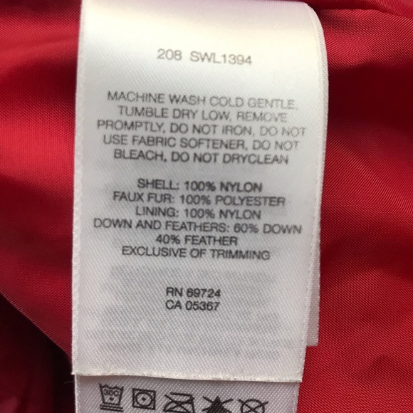 Columbia Sportswear Red  Down and Feather Vest - Picture 7 of 7